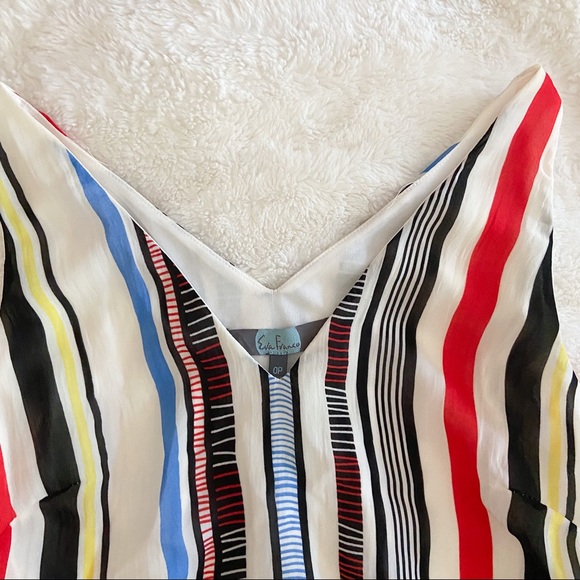 NWT Eva Franco Milana Striped Dress 0P - Picture 4 of 11